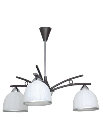 Licht-Erlebnisse Deckenlampe (B)62 x (L)62 x (H)46 cm in Schwarz Weiß ChromSchwarz Weiß Chrom