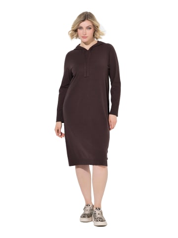 Ulla Popken Midikleid in mahagoni