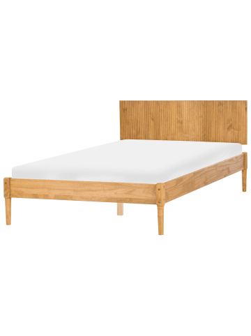 Beliani Doppelbett AMBAZAC in Braun - (W) 148 x (H) 90 x (L) 211 cm