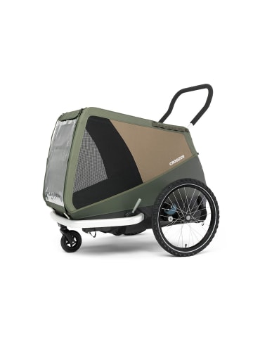 Croozer CROOZER Dog Mikke Fahrradanhänger inkl. Hundekot-Eimer - Farbe: Moss Green