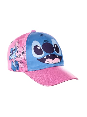 Stitch Angel Kinder Kappe Mädchen Glitzer Schirm in Mehrfarbig