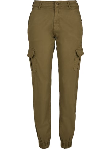 Urban Classics Urban Classics Damen Ladies High Waist Cargo Pants in summerolive