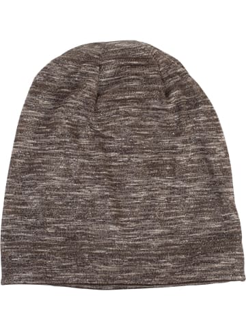 styleBREAKER Beanie Mütze in Braun meliert