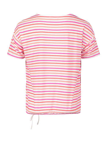 Betty Barclay Ringelshirt mit Tunnelzug in Red/White