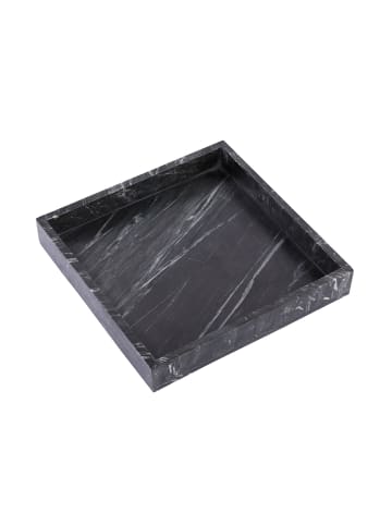 Butlers Marmor-Tablett L 30 x B 30cm MARBLE in Schwarz