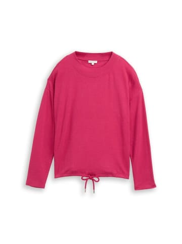 Tom Tailor Sweatshirt in cherry granita