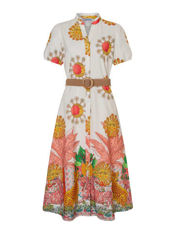 More & More kunstvoll bedrucktes Blusenkleid in phantastic jungle print