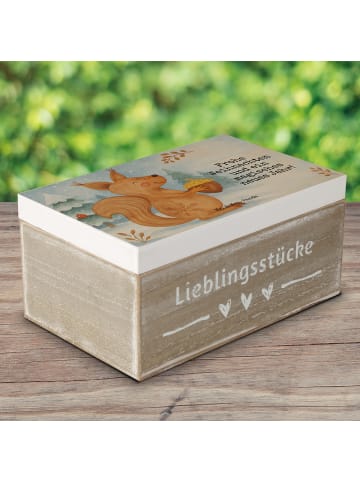 Mr. & Mrs. Panda Geschenkbox Eichhörnchen Weihnachten Design mit... in Weiß