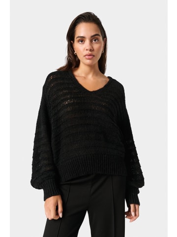 Soaked in Luxury Strickpullover SLVirana Lockere Passform in Black