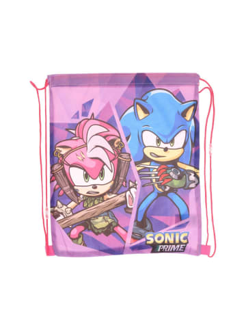 Sonic Turnbeutel Tasche und Amy Illustration
