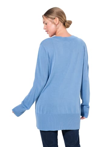 Ulla Popken Strickjacke in helle kornblume