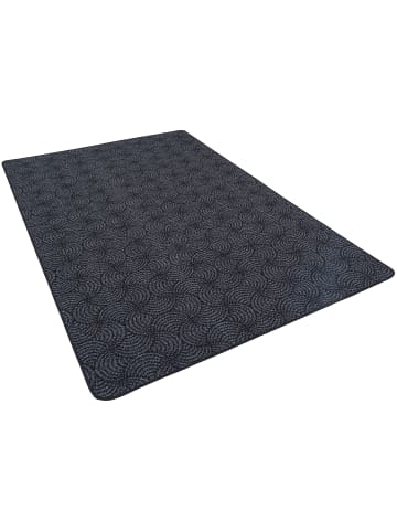 Teppich Circle in schwarz
