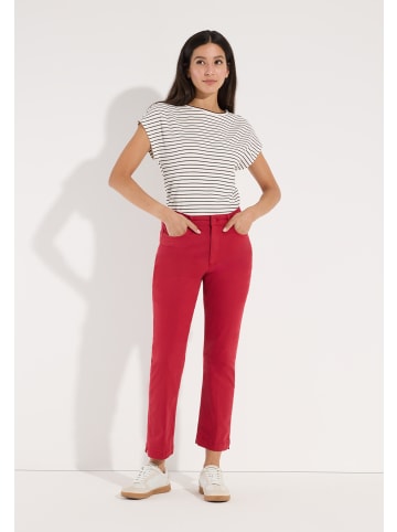 More & More sportive 7/8 Jeans, coloured denim in red