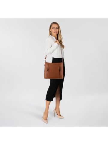 Tom Tailor Beca Umhängetasche 35 cm in cognac