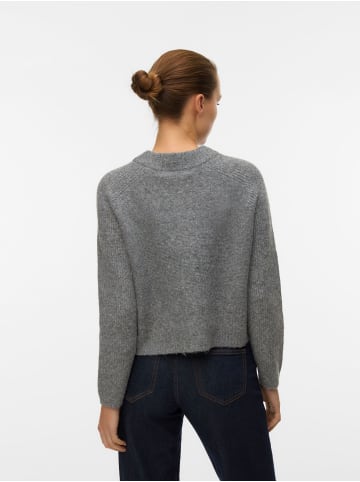 Vero Moda Strickjacke in Medium Grey Melange