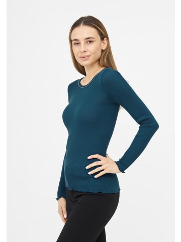 TOOCHE Shirt & Top "Azure Elegance" in petrol