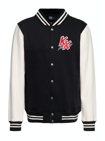 King Kerosin King Kerosin College Sweatjacke Street Rebel in schwarz