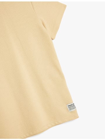 KOTON TSHIRT SS in Beige