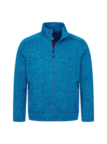 DEPROC Active Strickfleecejacke KIRKVALE X  in Blau