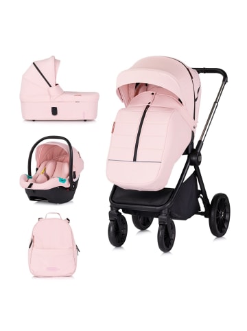 Chipolino Kombikinderwagen Encanto 3in1 in rosa