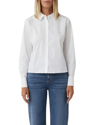 comma Bluse in weiß