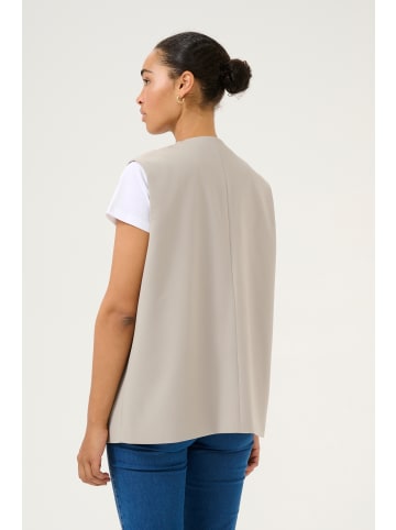 Kaffe Weste KAvitta Baggy fit in Elephant Skin