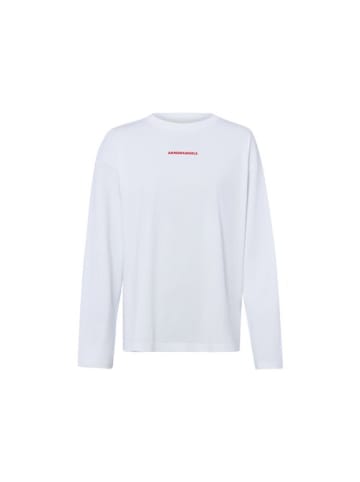 armedangels Langarmshirt Fietaa Smile in ecru rosa - 0002