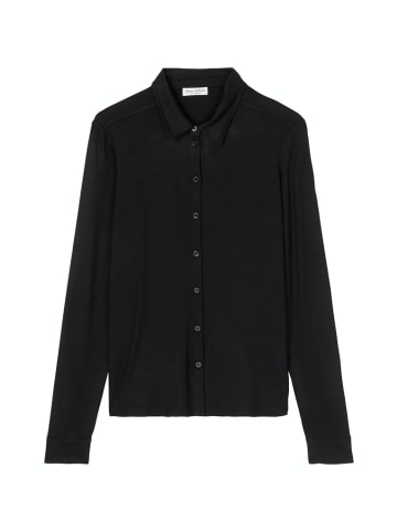 Marc O'Polo Jersey-Bluse regular in Schwarz