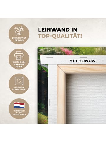 MuchoWow Leinwand bilder Tropischer Wasserfall (BxH)