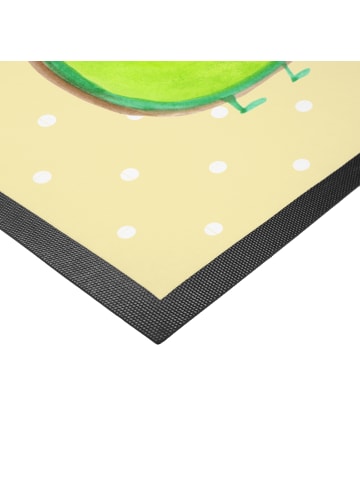 Mr. & Mrs. Panda fußmatte Avocado Pärchen ohne Spruch in Gelb Pastell