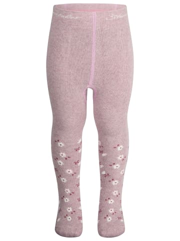 Sterntaler Strumpfhose Blumen in rosarot