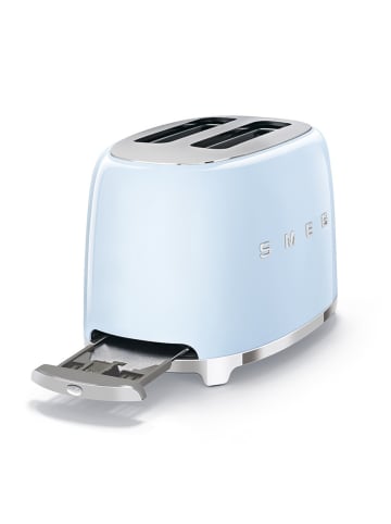 Smeg 2-Schlitz-Toaster 50's Retro Style in Pastellblau