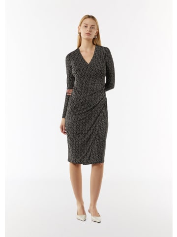 comma Kleid kurz in Schwarz