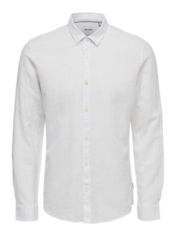 Only&Sons Langarmhemd in white