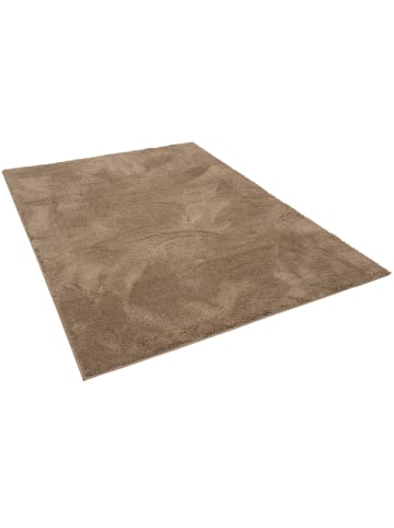 Pergamon Luxus Super Soft Hochflor Langflor Teppich Silky in Taupe