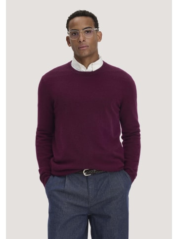 Hessnatur Hessnatur Strickpullover Regular aus Cashmere mit Recyclinganteil in bordeaux