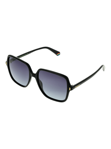 Polaroid Frauen Sonnenbrille Quadratisch Schwarz