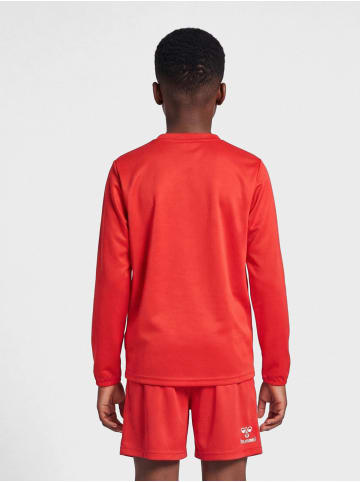 Hummel Sweatshirt Hmlessential Kinder in TRUE RED
