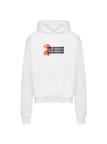 F4NT4STIC Ultra Heavy Hoodie Geishora Japan Streetstyle in weiß