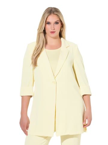 Ulla Popken Blazer in weiches gelb