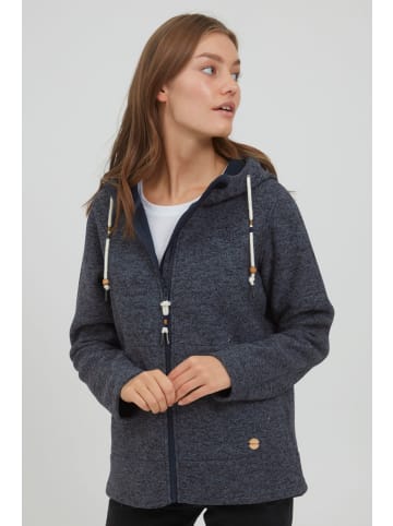 Oxmo Kapuzensweatjacke in grau