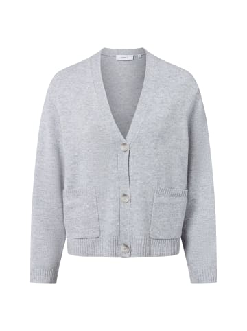 comma Strickjacke in hellgrau - 0002