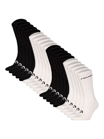 HEAD Socken 20er Pack in Schwarz/Schwarz/Weiß/Weiß
