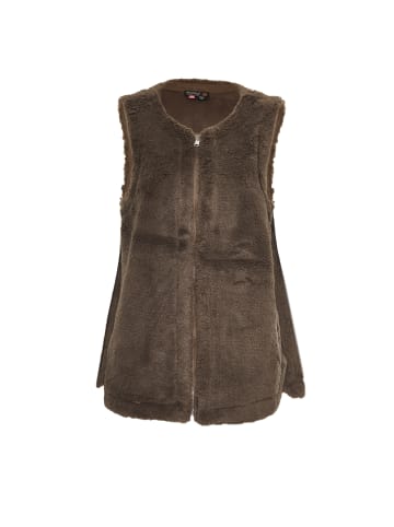 taddy Damen Weste in Taupe