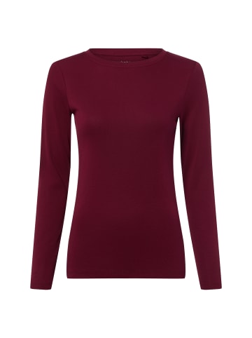 brookshire Langarmshirt in aubergine - 0056