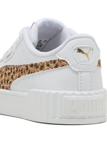 Puma Kinder Sneaker "Carina 3.0 Animal PS" in Weiß