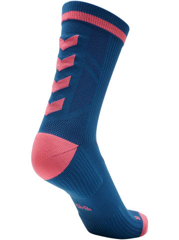 Hummel Niedrige Socken Elite Indoor Sock Low Pa in BLUE CORAL/TEA ROSE