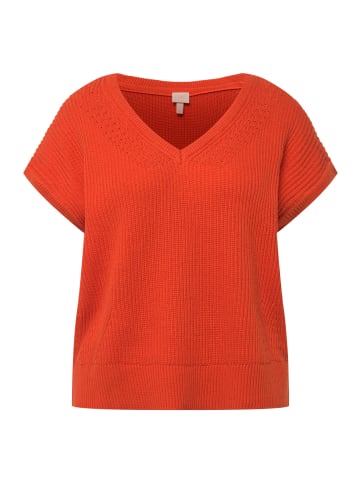 Ulla Popken Pullover in dunkelorange