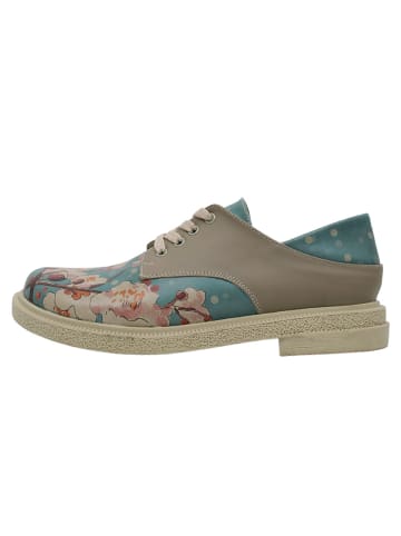 Dogo Diana Halbschuhe - Blue Ground in Braun
