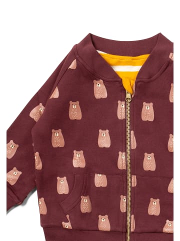 Little Green Radicals Bio-Baumwoll-Wendejacke in Braun